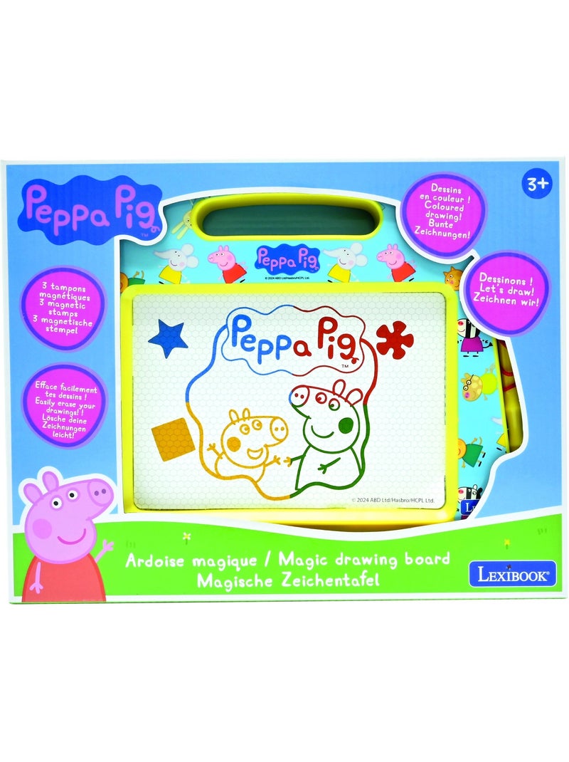 Lavagna da disegno magnetica multicolore Peppa Pig con accessori Formato A5 N/D - Kiabi