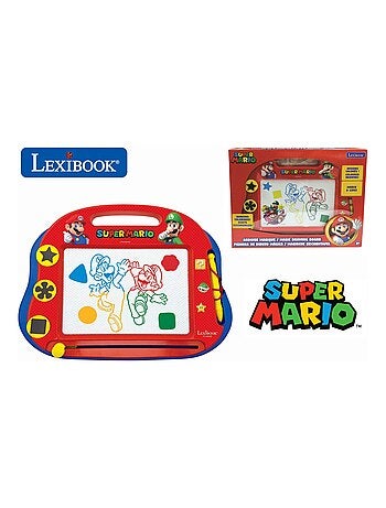 Lavagna da disegno magnetica multicolore Super Mario con accessori Formato A5