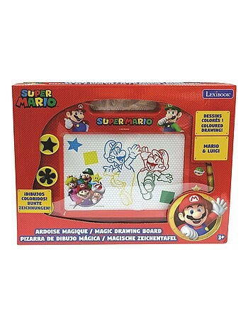 Lavagna da disegno magnetica multicolore Super Mario con accessori Formato A5