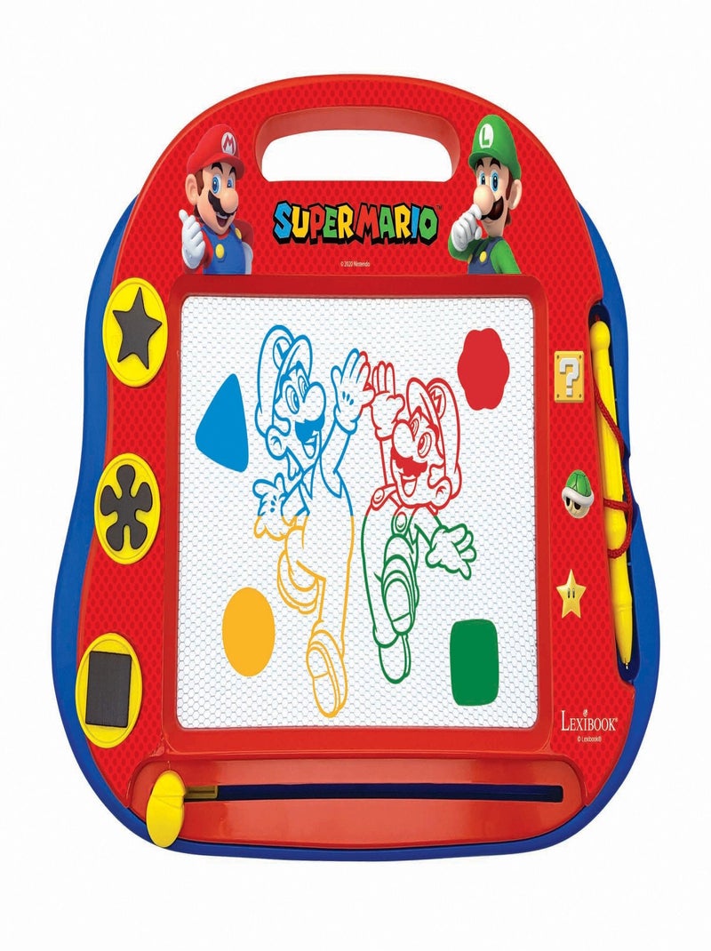 Lavagna da disegno magnetica multicolore Super Mario con accessori Formato A5 N/D - Kiabi