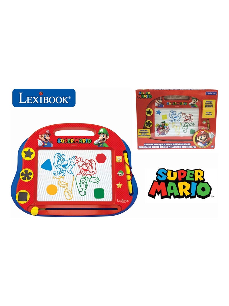 Lavagna da disegno magnetica multicolore Super Mario con accessori Formato A5 N/D - Kiabi
