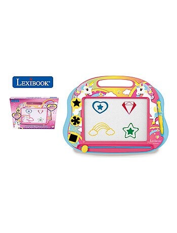 Lavagna da disegno magnetica Unicorno Multicolore con accessori Formato A5