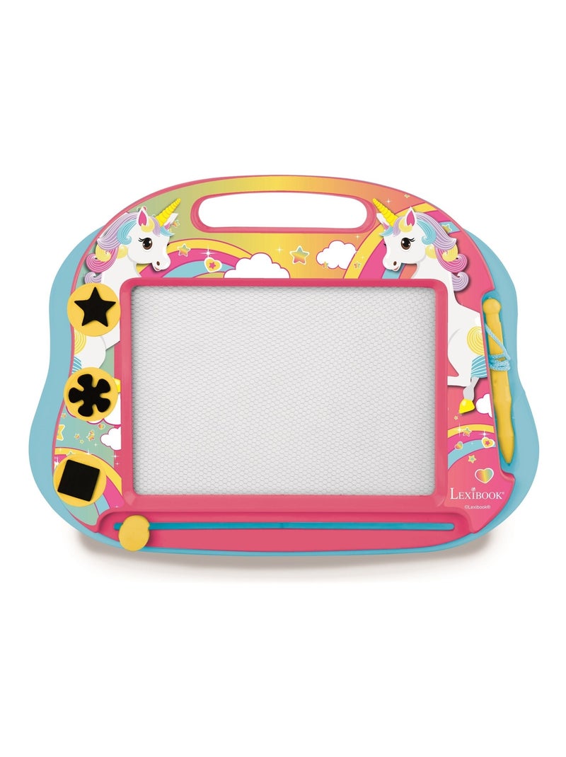 Lavagna da disegno magnetica Unicorno Multicolore con accessori Formato A5 N/D - Kiabi