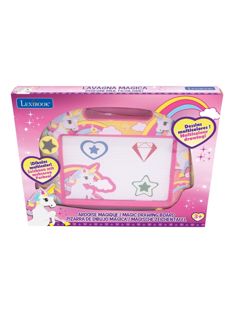 Lavagna da disegno magnetica Unicorno Multicolore con accessori Formato A5 N/D - Kiabi