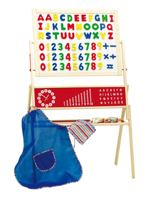 Lavagna girevole doppia faccia gesso/magnetica + accessori – "Roba" - Kiabi