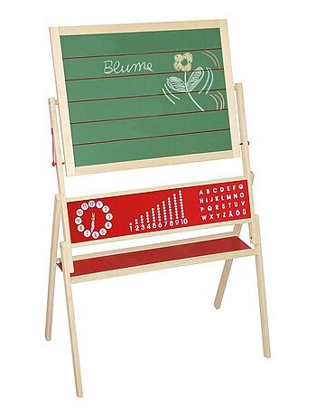 Lavagna girevole doppia faccia gesso/magnetica per bambini – "Roba