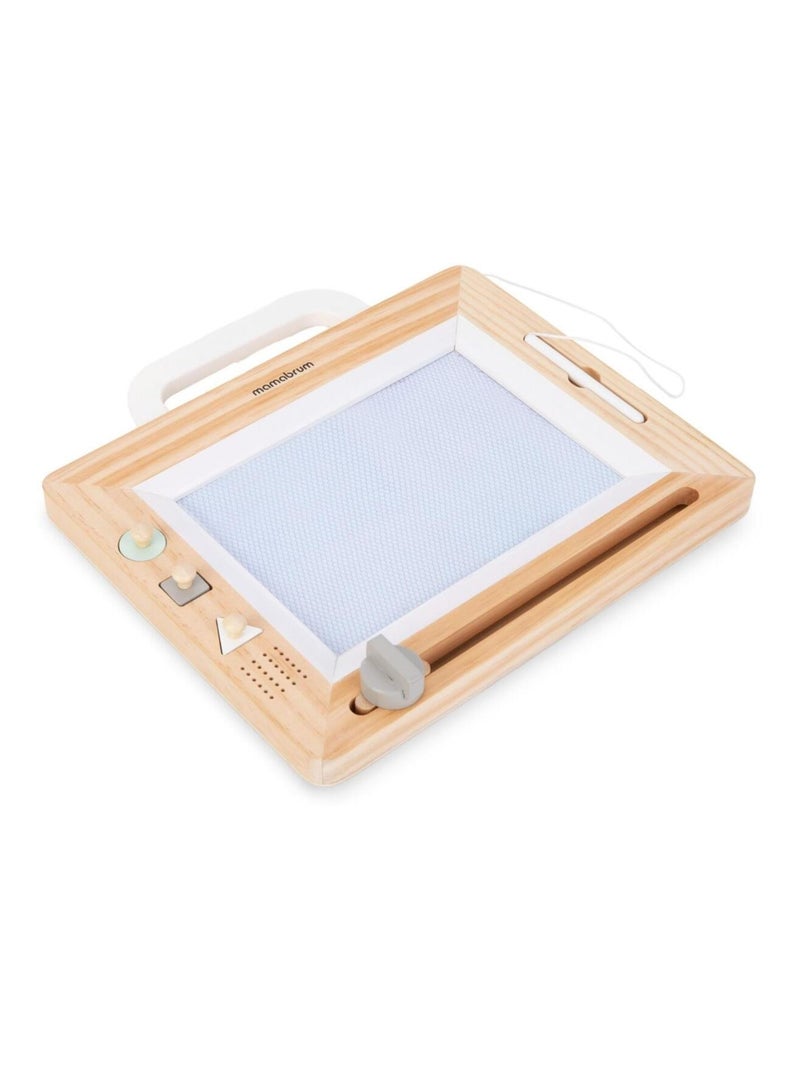 Lavagna magica in legno con timbri e penna – gioco educativo creativo per bambini 3+ N/D - Kiabi