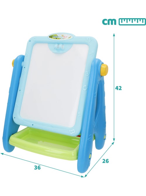 Lavagna magnetica 2 in 1 con numeri e lettere good idea - Kiabi