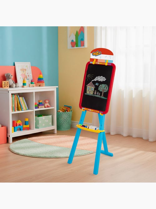 Lavagna magnetica bifacciale con cavalletto regolabile e accessori colorbaby good idea! - Kiabi