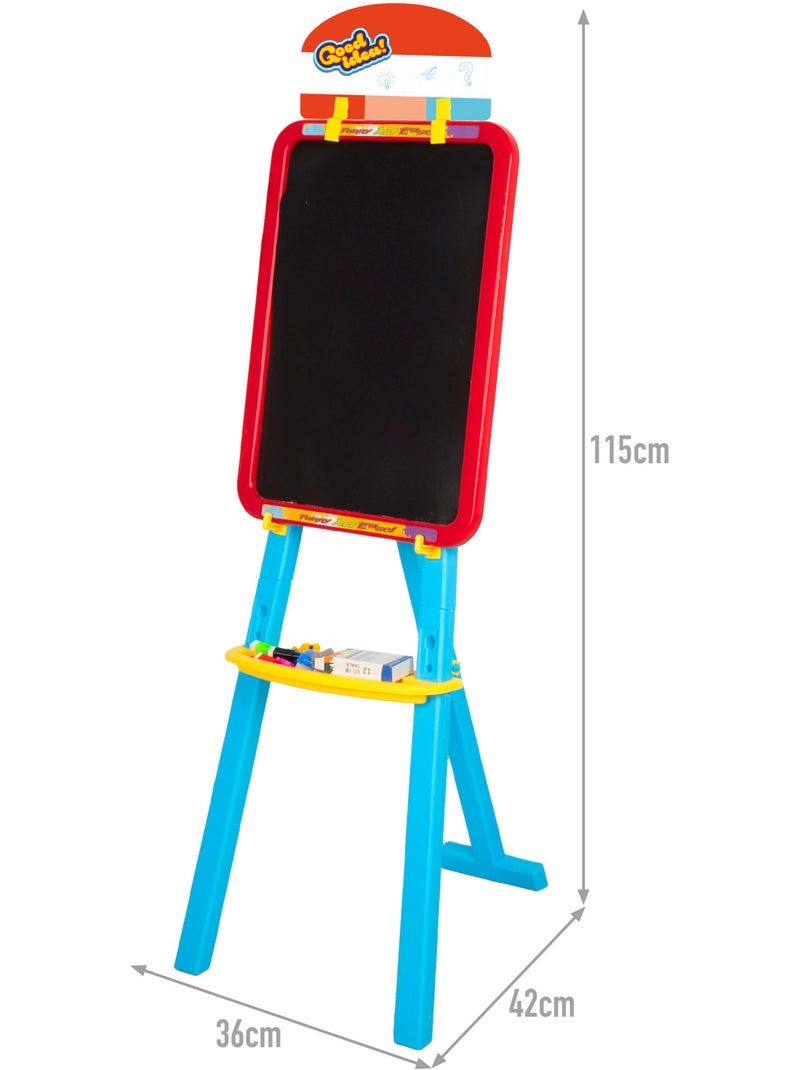 Lavagna magnetica bifacciale con cavalletto regolabile e accessori colorbaby good idea! N/D - Kiabi