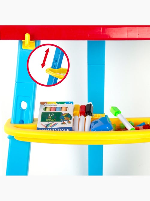 Lavagna magnetica bifacciale con cavalletto regolabile e accessori colorbaby good idea! - Kiabi