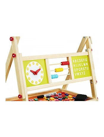 Lavagna per bambini doppia faccia magnetica legno Mamabrum
