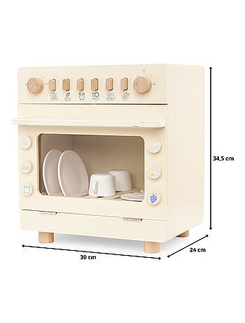 Lavastoviglie giocattolo in legno gioco di ruolo Mamabrum
