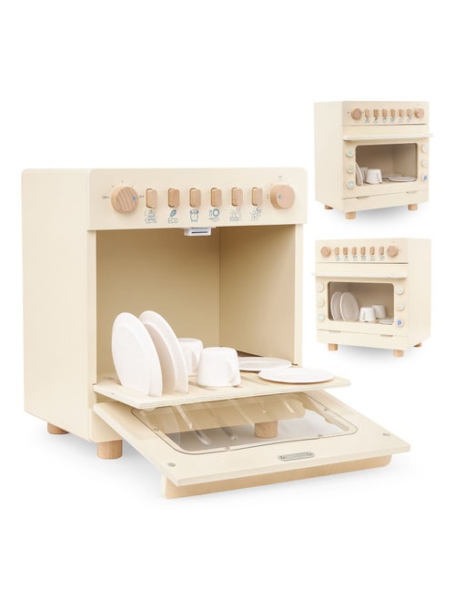 Lavastoviglie giocattolo in legno gioco di ruolo Mamabrum - Kiabi