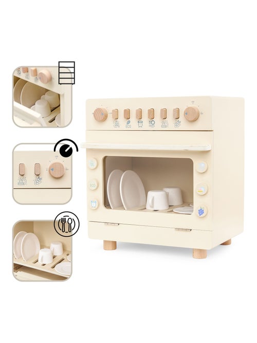 Lavastoviglie giocattolo in legno gioco di ruolo Mamabrum - Kiabi