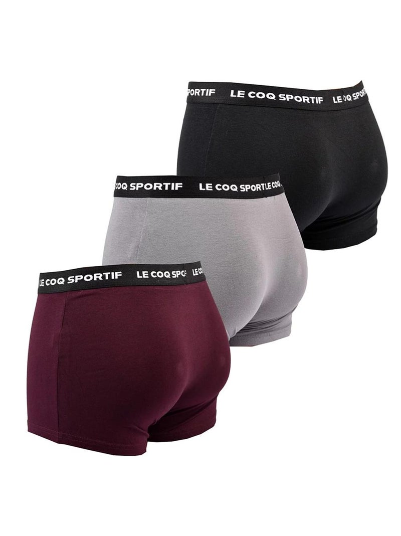 Le Coq Sportif Boxer Uomo - Set 3 Pezzi Nero - Kiabi
