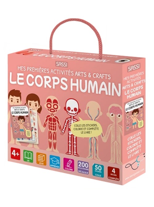 Le mie prime attività di arte & mestieri, il corpo umano | Sassi Junior - Kiabi