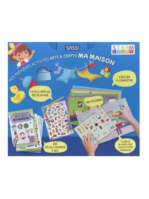 Le mie prime attività di arts & crafts, la mia casa | Sassi Junior - Kiabi