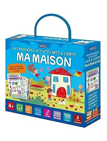 Le mie prime attività di arts & crafts, la mia casa | sassi junior | sassi junior