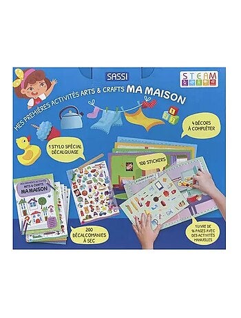 Le mie prime attività di arts & crafts, la mia casa | sassi junior | sassi junior