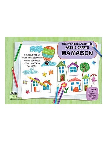 Le mie prime attività di arts & crafts, la mia casa | sassi junior | sassi junior