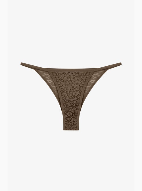 Leaf slip brasiliano in pizzo penti - Kiabi Leaf slip brasiliano in pizzo penti - Kiabi