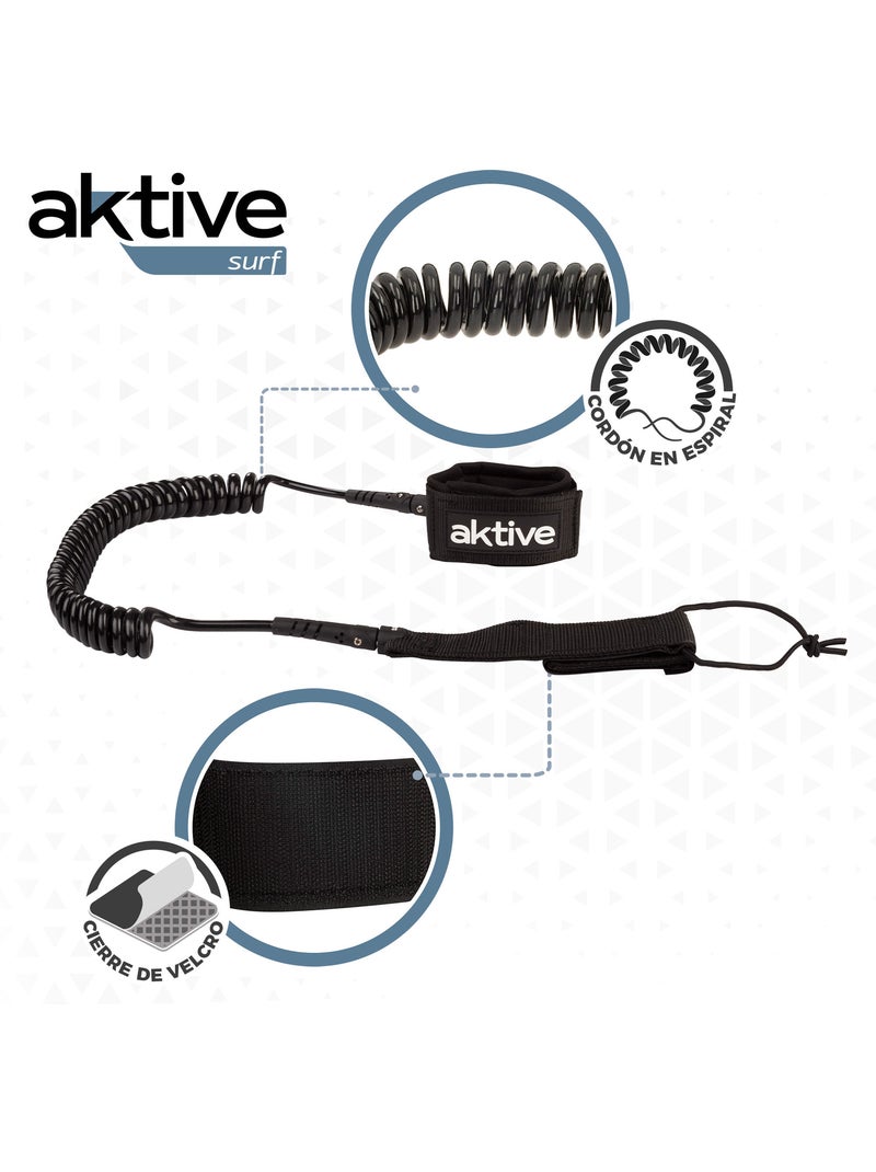Leash per pagaia da surf a spirale aktive N/D - Kiabi