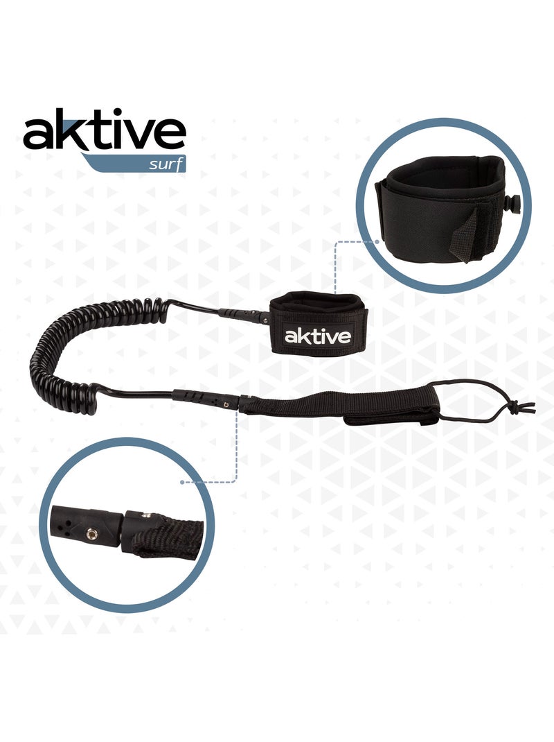 Leash per pagaia da surf a spirale aktive N/D - Kiabi