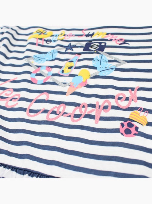 Lee cooper - abito a righe stampato, senza maniche, con spalle scoperte - Kiabi