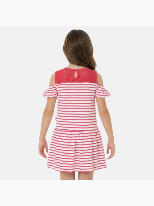 Lee cooper - abito a righe stampato, senza maniche, con spalle scoperte - Kiabi