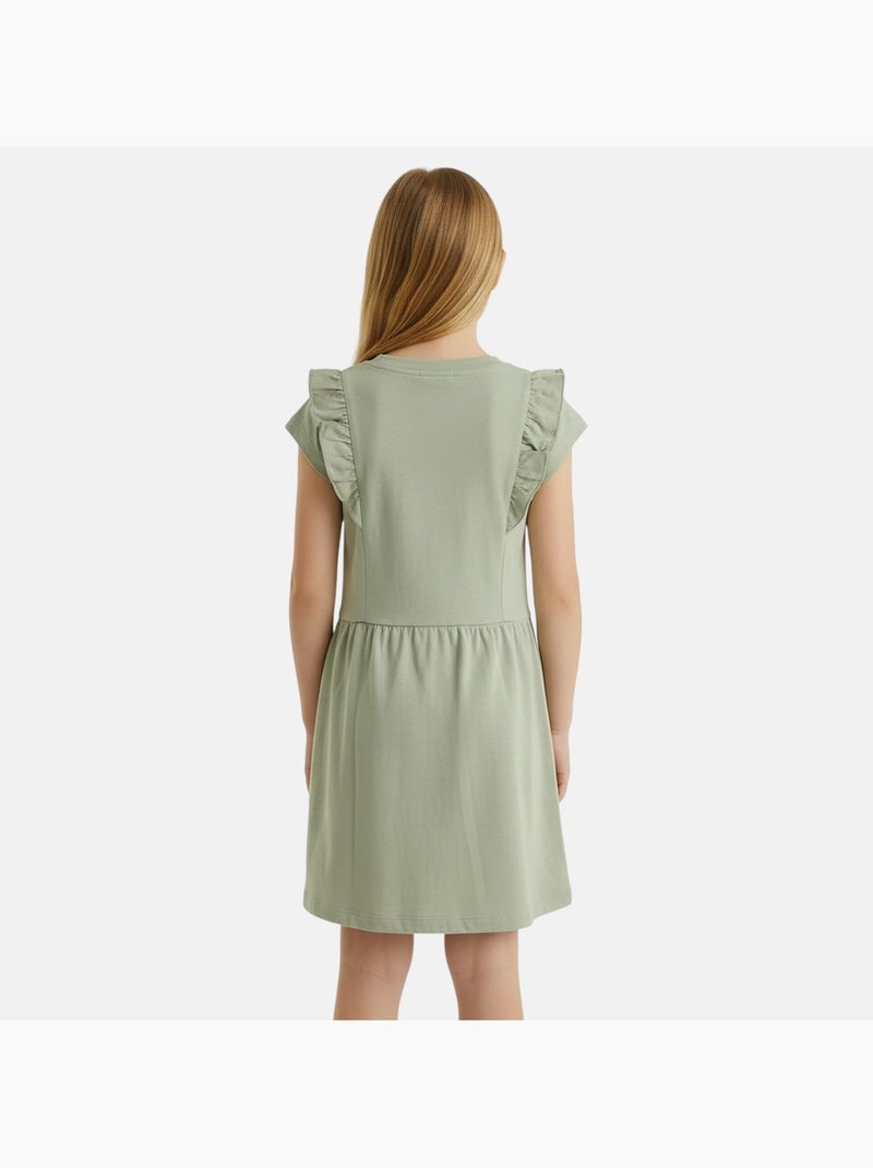 Lee Cooper - Abito bambina a maniche corte Cachi - Kiabi