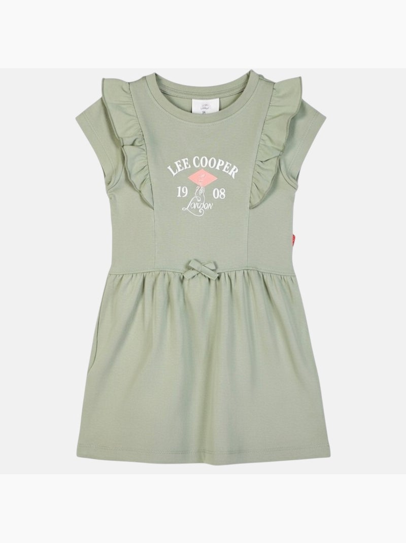 Lee Cooper - Abito bambina a maniche corte Cachi - Kiabi