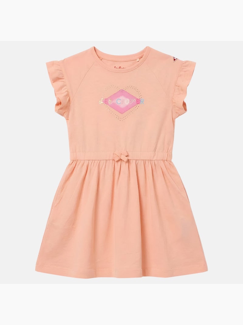Lee Cooper - Abito bambina a maniche corte Salmone - Kiabi