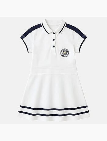 Lee Cooper - Abito bambina stile polo a maniche corte