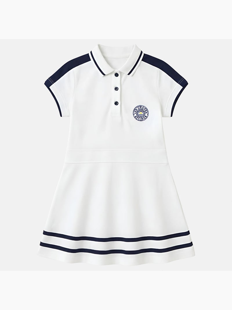 Lee Cooper - Abito bambina stile polo a maniche corte Bianco - Kiabi