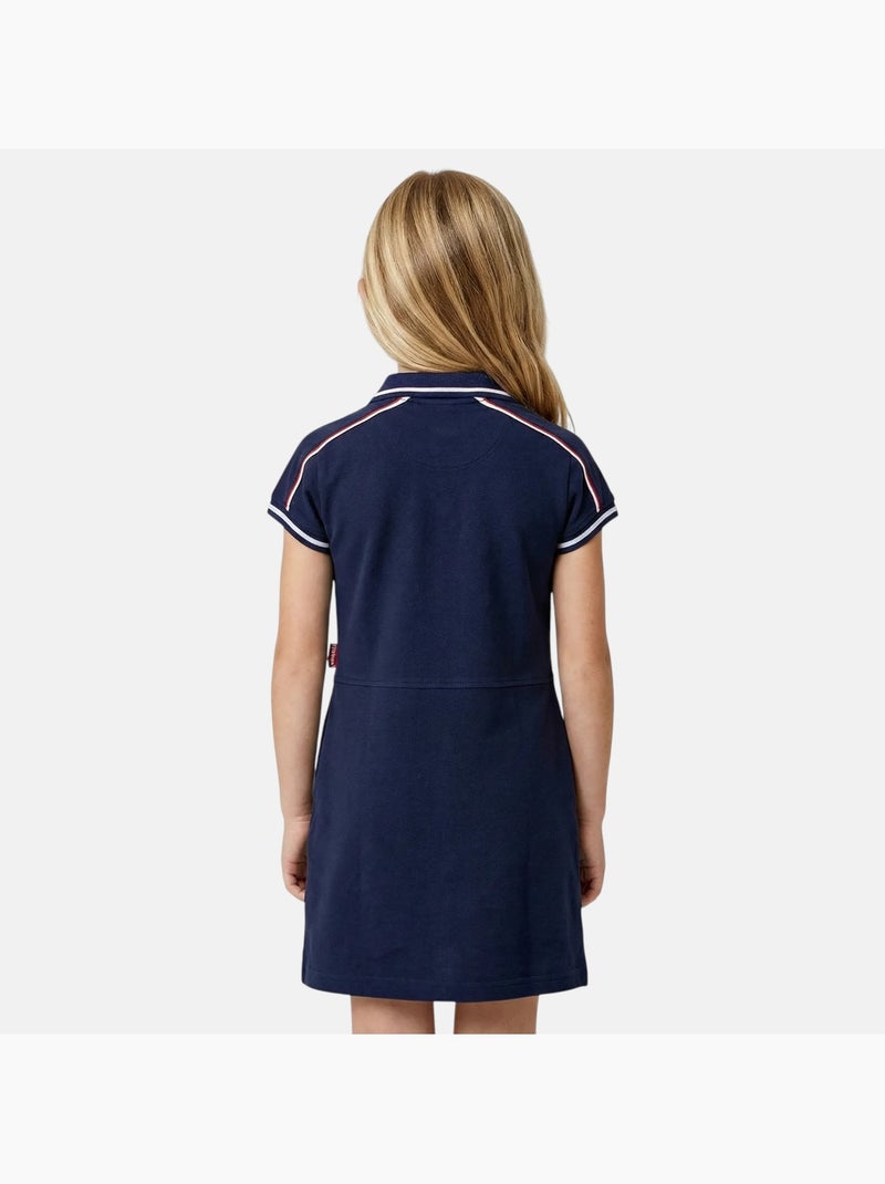 Lee Cooper - Abito bambina stile polo a maniche corte Blu marino - Kiabi