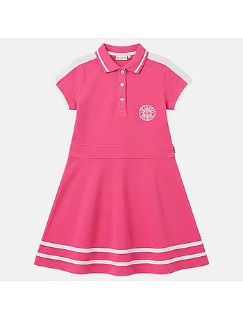 Lee Cooper - Abito bambina stile polo a maniche corte