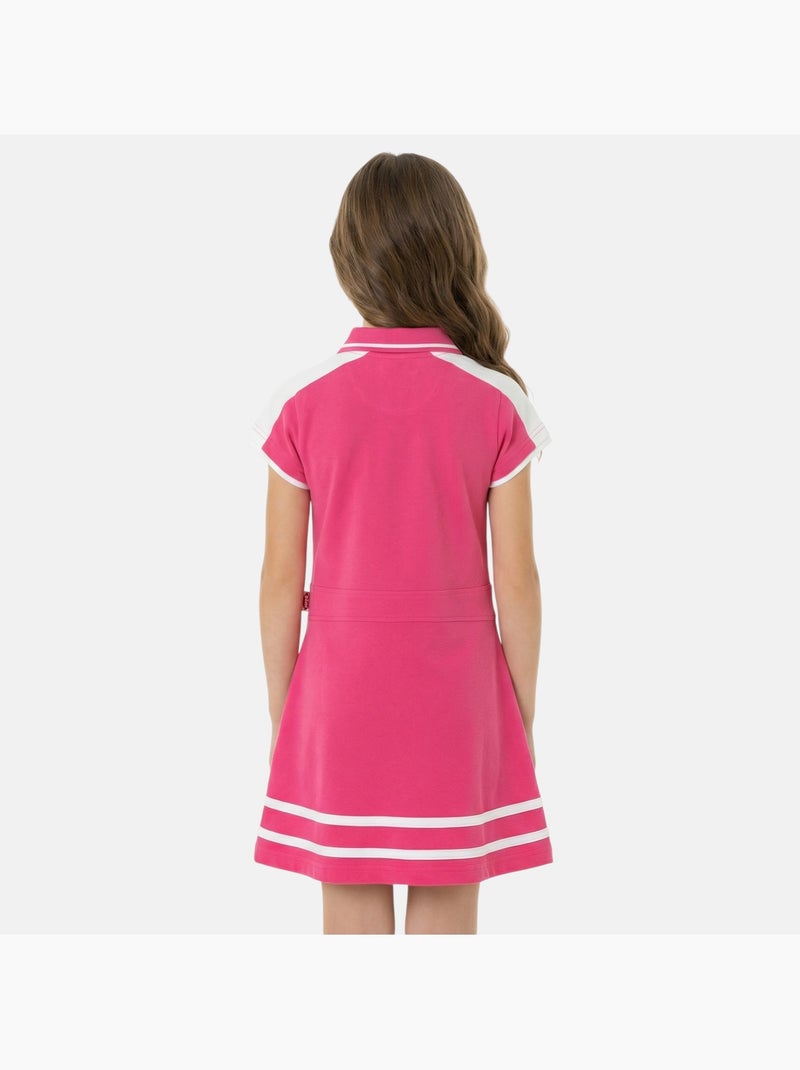 Lee Cooper - Abito bambina stile polo a maniche corte Rosa fucsia - Kiabi