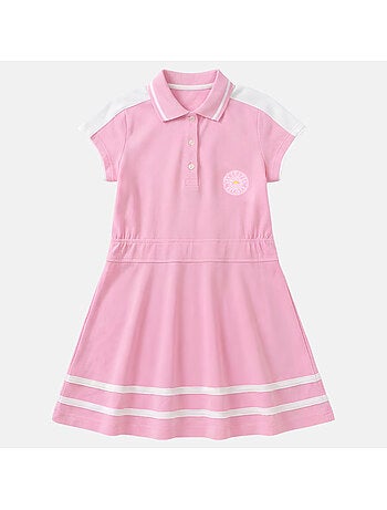 Lee Cooper - Abito bambina stile polo a maniche corte