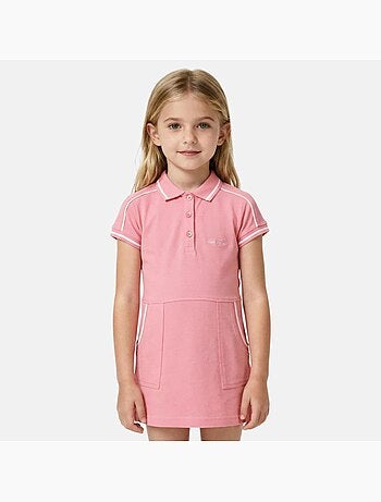 Lee Cooper - Abito bambina stile polo a maniche corte