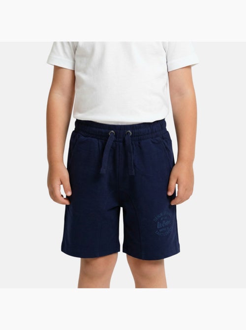 Lee cooper - bermuda in felpa con coulisse in vita, logo stampato - Kiabi
