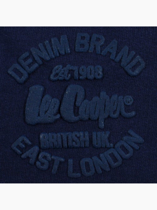 Lee cooper - bermuda in felpa con coulisse in vita, logo stampato - Kiabi