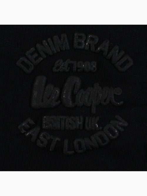 Lee cooper - bermuda in felpa con coulisse in vita, logo stampato - Kiabi