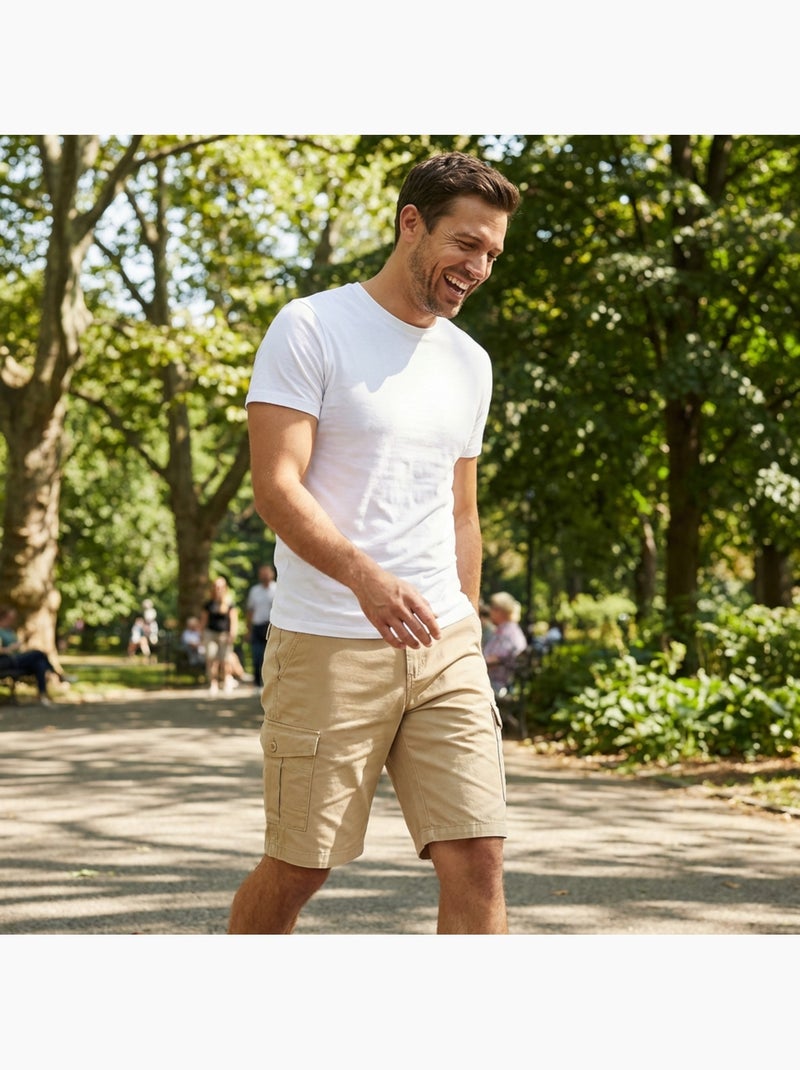 Lee Cooper - Bermuda uomo Beige - Kiabi