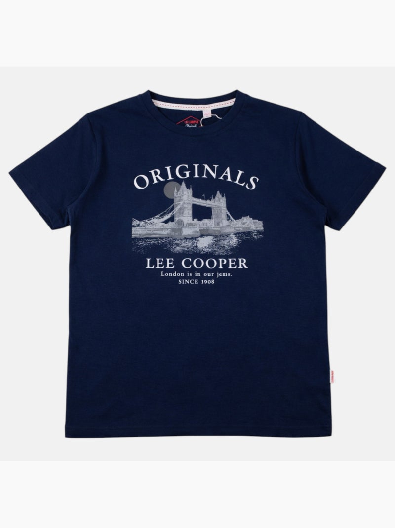 Lee Cooper - Camiseta hombre Blu marino - Kiabi
