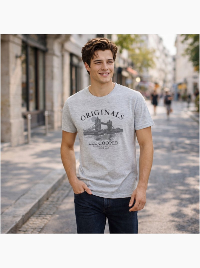 Lee Cooper - Camiseta hombre Grigio - Kiabi