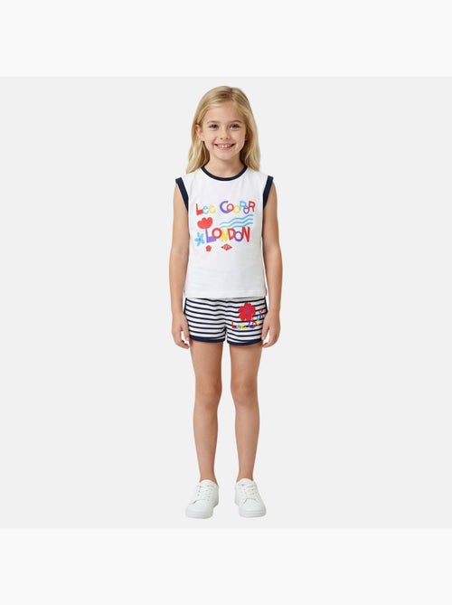Lee Cooper - Completo bambina composto da canotta e pantaloncino - Kiabi