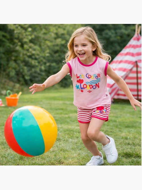 Lee Cooper - Completo bambina composto da canotta e pantaloncino - Kiabi