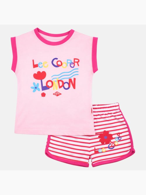Lee Cooper - Completo bambina composto da canotta e pantaloncino - Kiabi