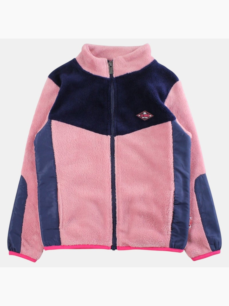 Lee Cooper - Completo bambina composto da giacca con zip e pantaloni jogging Blu marino - Kiabi